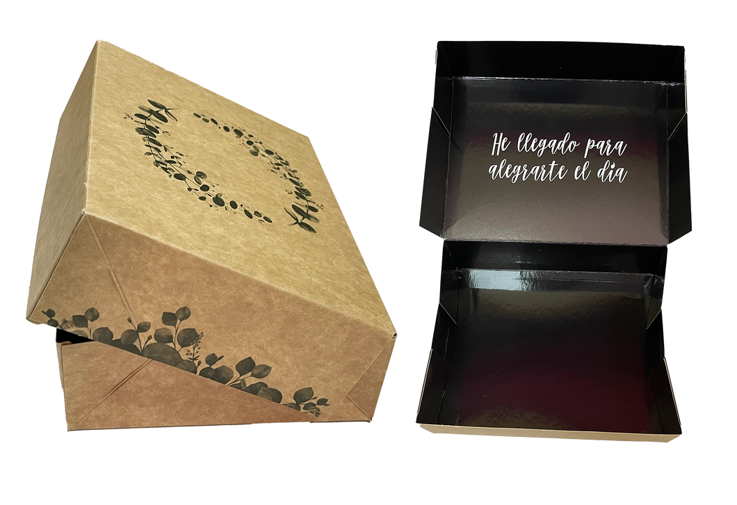 Caja pastas (1Kg) 205x155x60 (90/U) 6 puntos